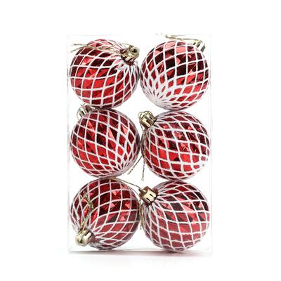 Christmas Bauble Sets Festive Decorations Seasonal Ambience Electroplated Baubles Hand-painted Plastic Ornaments