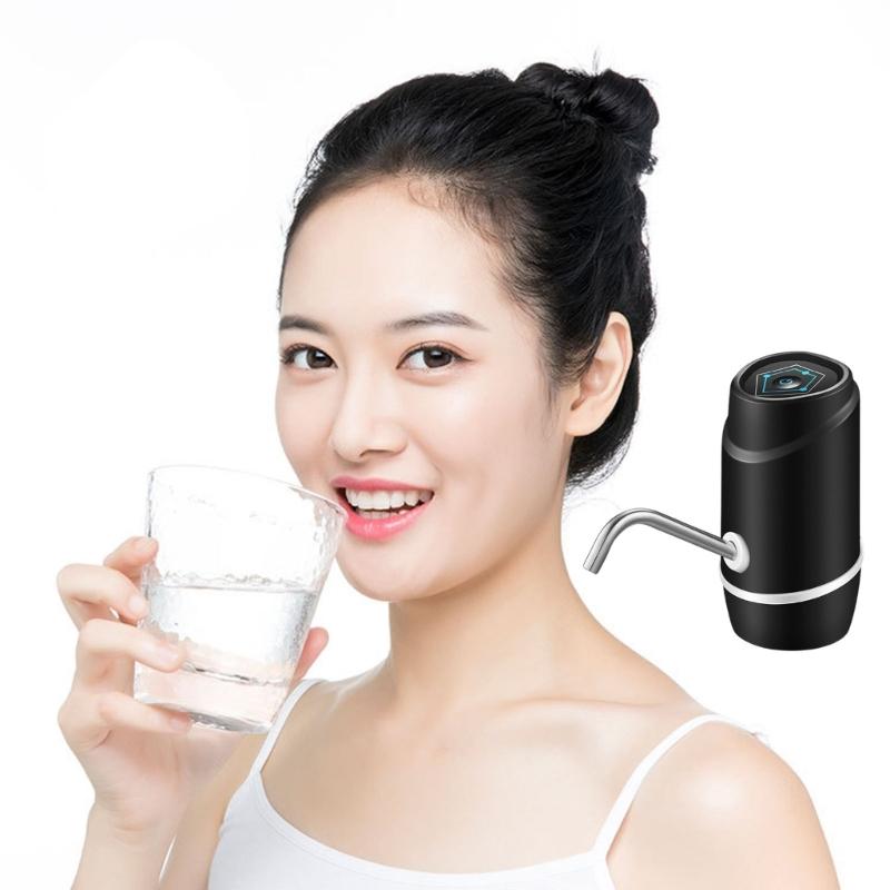 Rechargeable Water Dispenser Automatic Dispenser Pump Button Control Electric Drinking Water Pump for Family Use