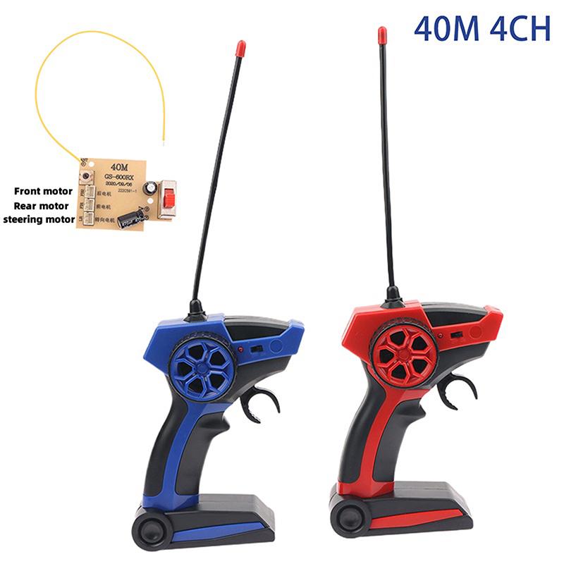 Diy Parts 40M 4Ch Transmitter Board Receiver Board Durable Rc Circuit Module With Remote Controller For Rc Car Model Replacement