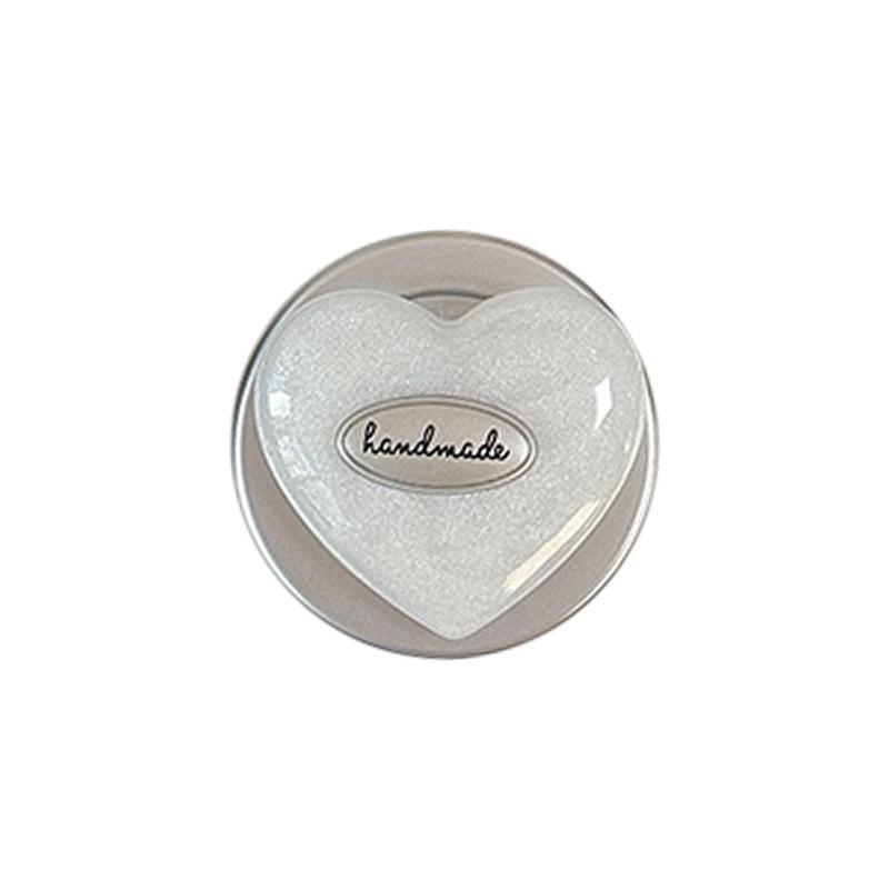 Little Fresh Girl Heart-Shaped Mobile Phone Airbag Bracket Magnetic Glitter Magsafe Ring Desktop Watching Drama Lazy