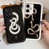 Phone Case for Xiaomi Redmi Note 15 14 13 Pro Plus Black Snake Doodle Shell 12S 11 11S 11T 5G 14S Soft Silicone Funda