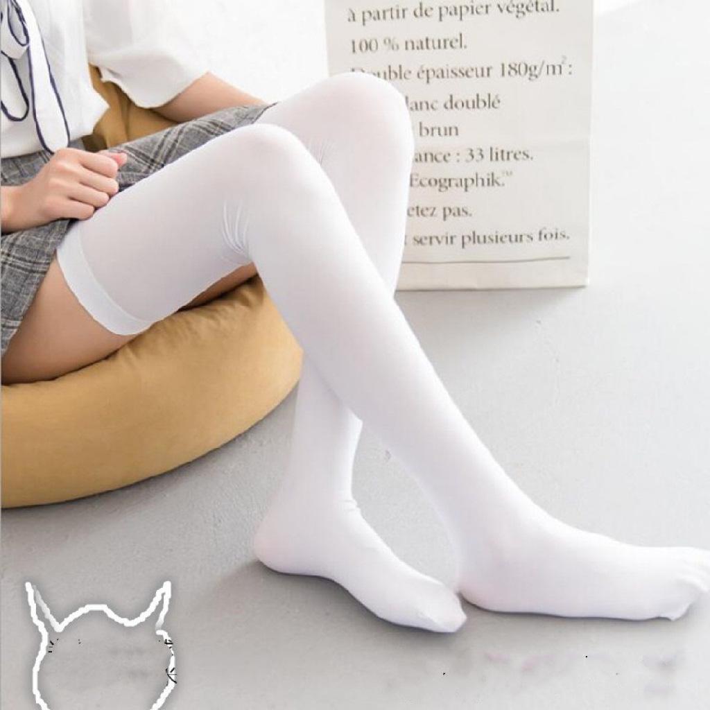 Bas en Soie Japonaise Hautes Cuisses 190cm pour Crossdressing Cosplay - Unisexe