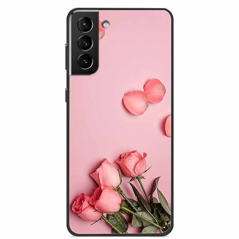 For Samsung S22 Case Wolf Lion Cat Black Silicone Soft Back Cover Case For Samsung Galaxy S21 FE S22 Ultra Phone Case S 22 Funda