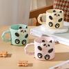 Creative Relief Personality Cute Panda Ceramic Mug Souvenir Fresh Household Drinking Cup High Value Cup