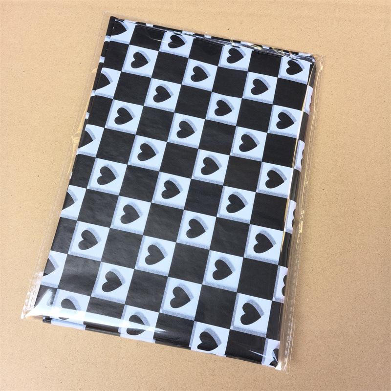 Valentine's Day Love Printing Snow Pear Paper 50X35CM Paper Flowers Gift Wrapping Paper
