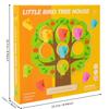Little Bird Tree House Game –Colorful Wooden Educational Toy for Youngsters, Multiplayer Family Fun with Nest Building Observation Skills Development