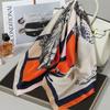 1 Pcs 90x90cm Spring and Autumn Korean Version of Large Square Scarf Imitation Silk Scarf Scarf Bib All Fashion Headband