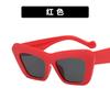 European and American personality triangular cat eye new sunglasses trendy ins Internet celebrity retro concave hip hop ink
