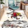Der Rauber Hotzenplotz Pattern Rug, Indoor/Outdoor Mat, for Picnic, Gameroom, Bedroom, Office, Living Room, Home Decor Carpet, Birthday Gift