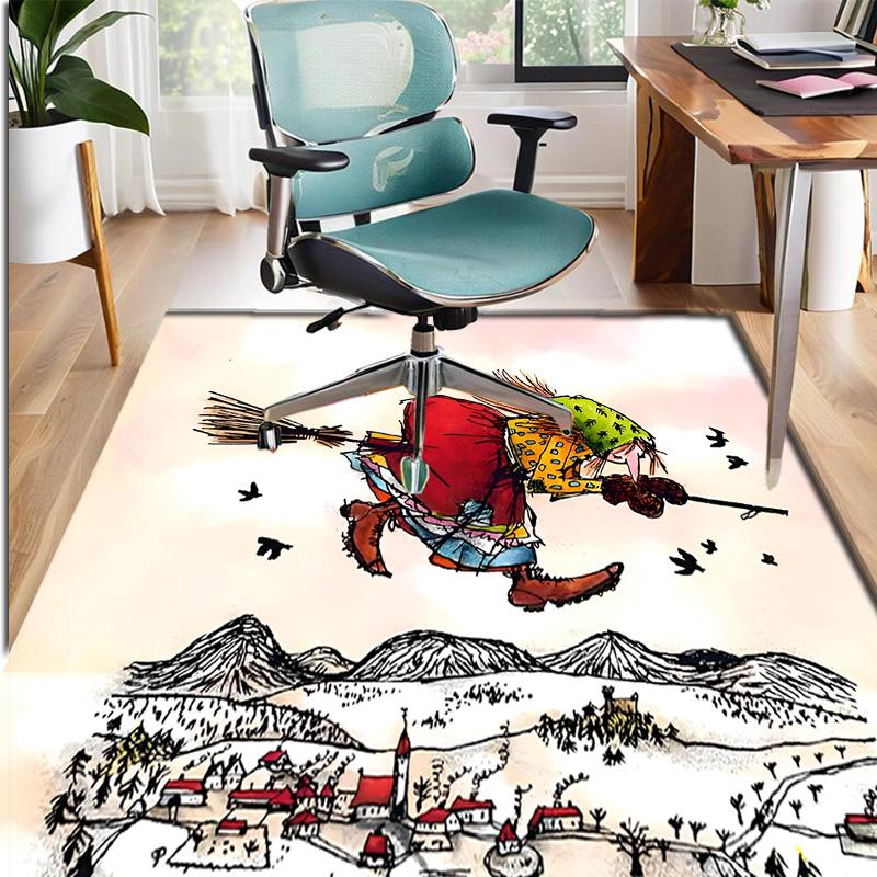 Der Rauber Hotzenplotz Pattern Rug, Indoor/Outdoor Mat, for Picnic, Gameroom, Bedroom, Office, Living Room, Home Decor Carpet, Birthday Gift