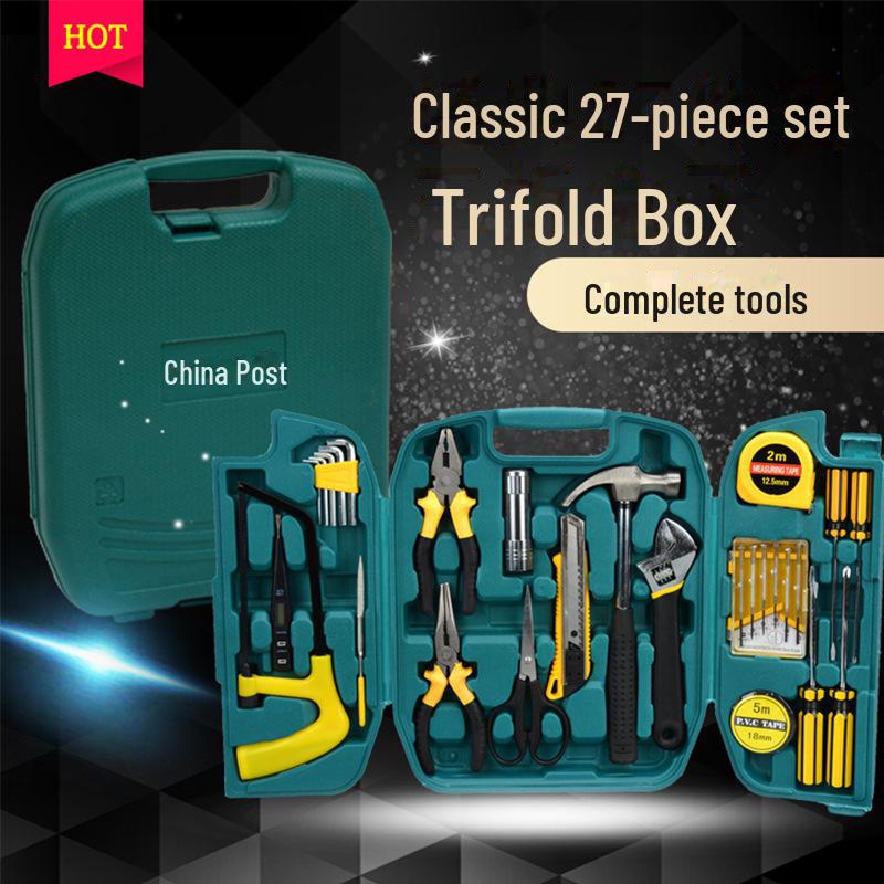 27-teiliges Haushaltswerkzeugset mit Versicherungsgeschenkbox