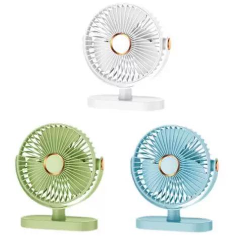 2024 New Model Desktop Mini Fan, Rechargeable, Silent, Small, Portable, Suitable for Students and Office Desks