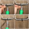 Semi-Automatic Rebar Tying Hook Tool Kit - Straight Pull Wire Twister, with Black And Green Non-Slip Handles