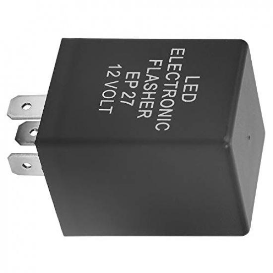 EP27 5-Pin LED Flasher Flash Relay for Turn Light Hyper Flash Fix 12V
