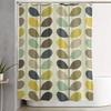 Rideau de douche Orla Kiely Multistem Salle de bain Polyester Imperméable Rideaux de bain Avec Crochets