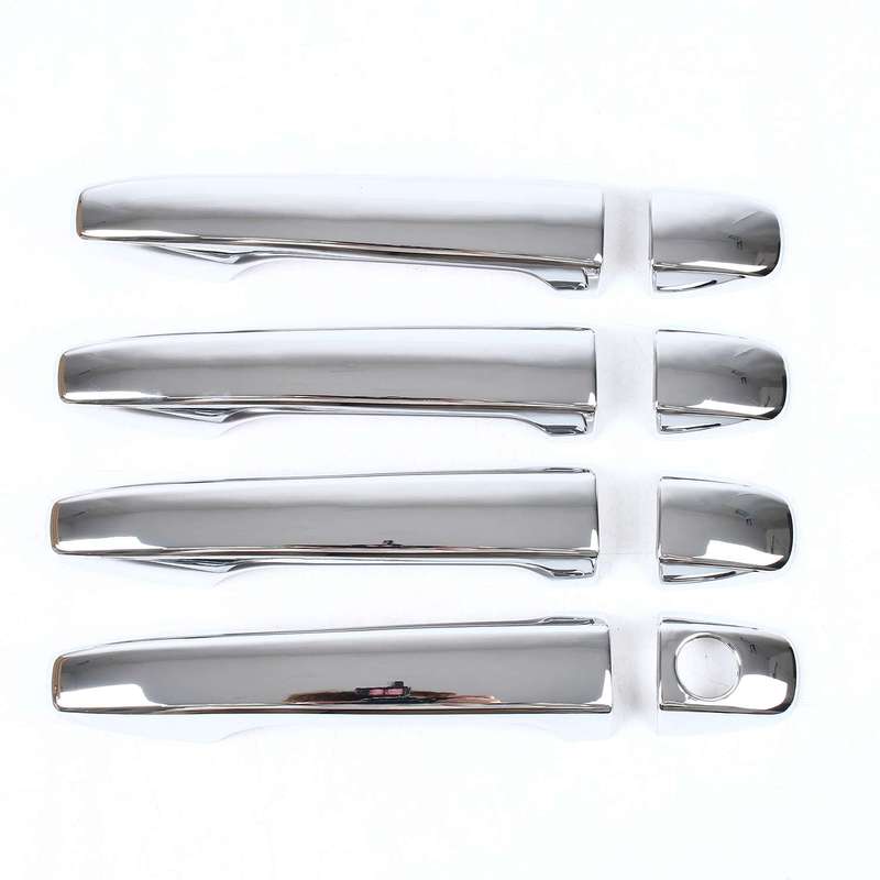 For Toyota Voxy Porte Sienta Noah 2011 2012 2013 2014 2015 2016 ABS Chrome Glossy Black Door Handle Cover Trims Car Accessories