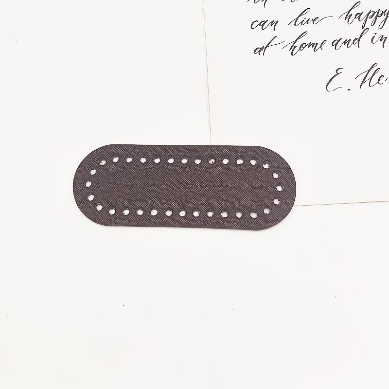 Hyuna Handgehäkelte Lederbasis Damen Handy-Geldbörsen-Tasche