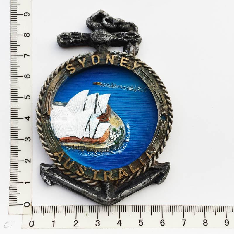 Αυθεντικά Μαγνητάκια Ψυγείου Αυστραλίας Σίδνεϋ Μπρίσμπαν Σουβενίρ Μαγνητάκια Ψυγείου Ρητίνη Χρώμα Χειροτεχνήματα Διακόσμηση Σπιτιού