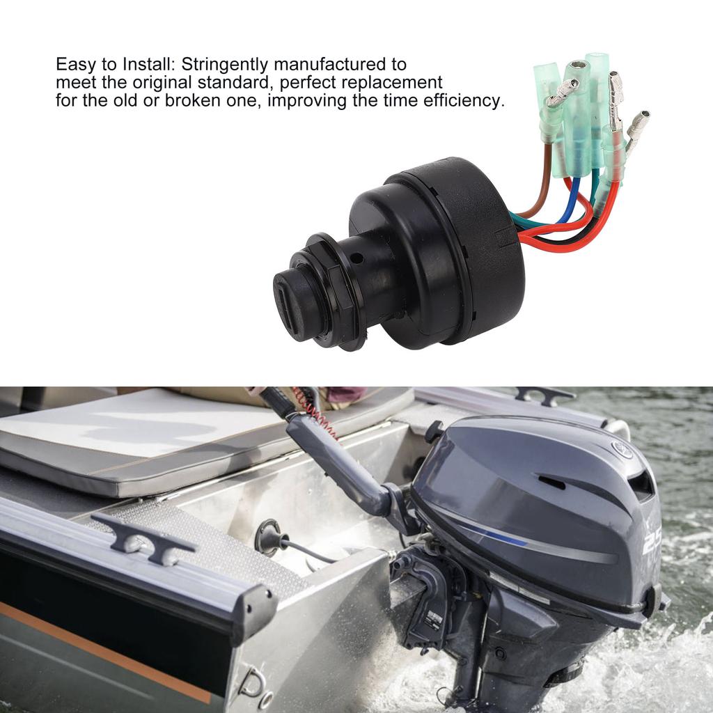 Boat Ignition Key Switch Set 353‑76020‑3 Remote Control Box Ignition Switch Replacement for Tohatsu RC5A RC5B RC5C RC5E RC5F