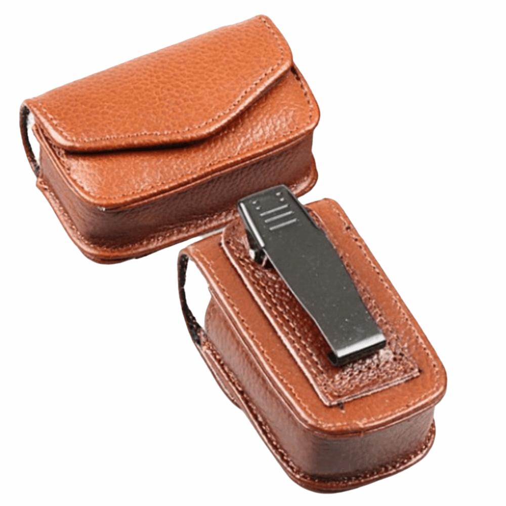 Men Eyewear Case PU Glasses Case Folding Glasses Storage Box Belt Wearable