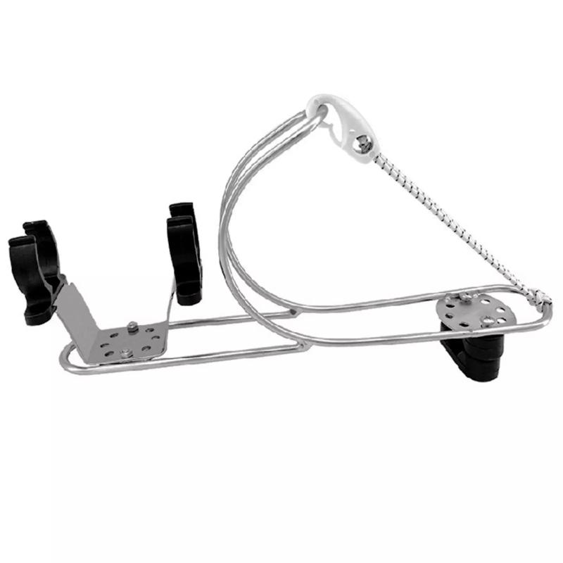 Marine Stainless Steel Life Buoy Bracket Life Buoy Holder Buoy Bracket Rings Rope Bracket Steel Life Buoy Rack 1