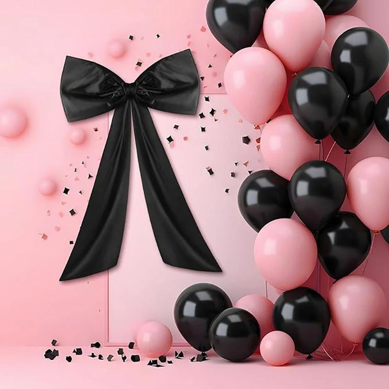 Large Bow Big Ribbon Bowknot for Backdrop Birthday Wedding Party Room Wall Decor Pink Red Giant Ribbon Hanging Gift Christmas