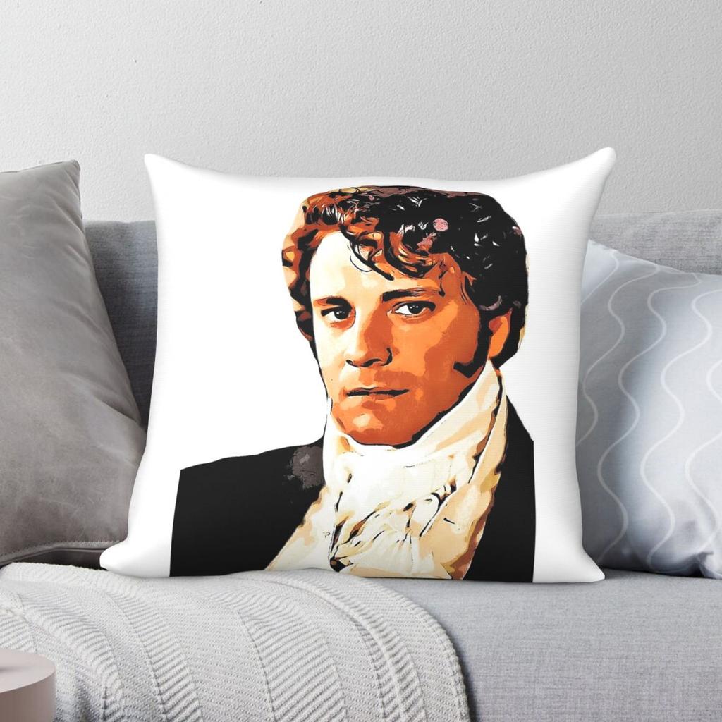 Mr Darcy Pride And Prejudice Square Pillowcase Polyester Linen Velvet Creative Decor Throw Pillow Case Room Cushion Cover x