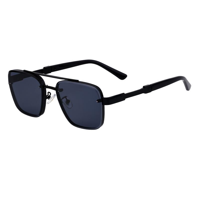 Lunettes de soleil rétro pour hommes, boîte de lunettes de soleil de conduite Advanced Sense, lunettes de soleil tendance pour hommes, lunettes de soleil haut de gamme