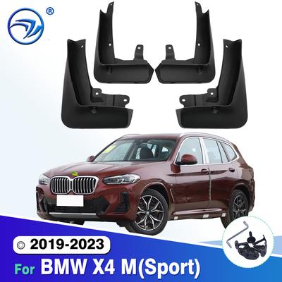4Pcs Splash Guard Set For BMW X4 M Sport -    Car Mud Flaps Fender Guards Easy Tall Auto Accessories