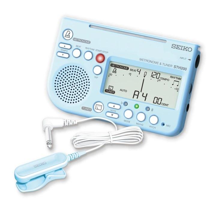 SEIKO Metronome & Tuner Blue 2-Piece Set Special Pack STH200BLSP