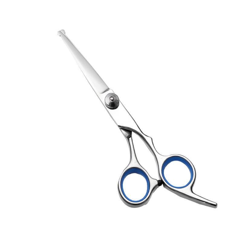 Pet Grooming Scissors Round Head Professional Stainless Steel Dog Hair Scissors Durable Pet Shears Animal Cutting Portable Set