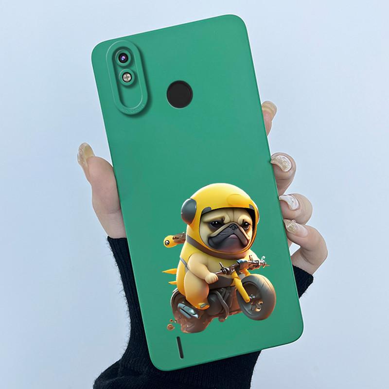 For Tecno Spark 4 Lite KC8S / Pop 3 Plus Casing Spark4 Lite Silicone Phone Case Sweet Printing Shell Lovely Painted Back Cover