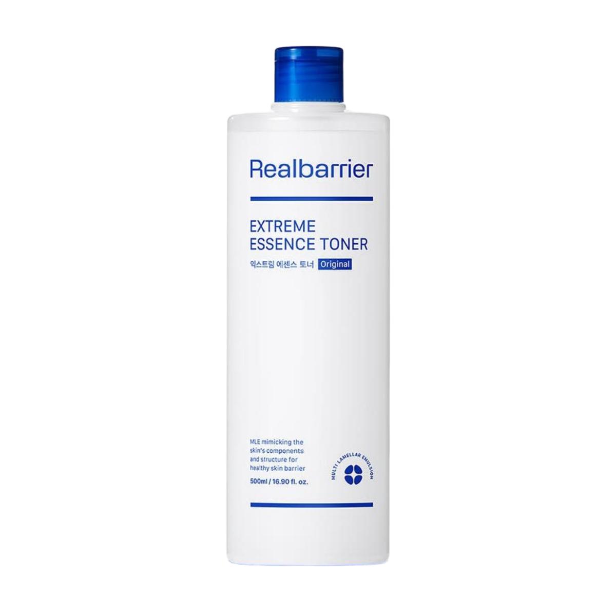 

Real Barrier Extreme Essence Toner 500ml Jumbo Size Deep Hydrating Facial Toner for Dry Skin