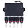 433Mhz 4CH Garage Door Remote Control Entry Opener Wireless Relay Transmitter Receiver Kit
