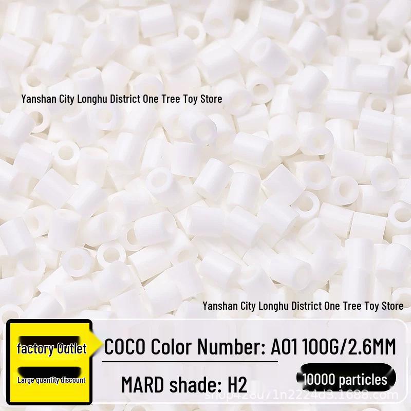 Small Bead Refill Pack: Fusion 2.6mm High Quality Beads, COCO House, 221 Colors Full Set.