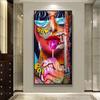Graffiti Cool Girl Wall Art Poster Sexy Woman Abstract Trendy Mural Modern Home Decor Canvas Painting Pictures Print Decorations