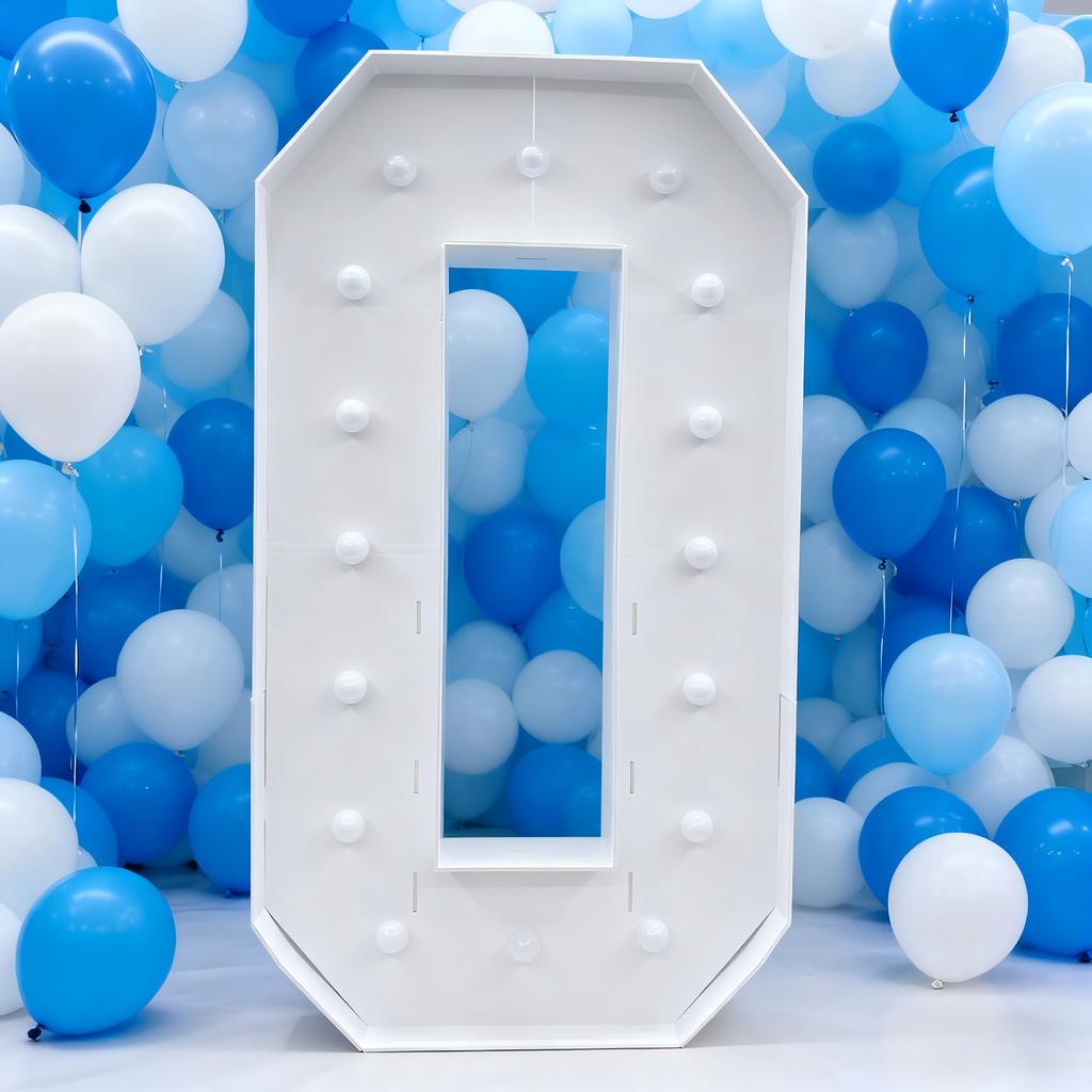 With Warm Lights 1Pc 120cm DIY LED Letter Light 3D KT Board Party Decoration Suitable for Birthday Party,Anniversary DIY Gifts