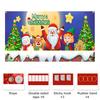 Vánoční banner Dekorace garážových vrat Sněhulák Santa Claus Elk Dárková krabička Tisk Vánoční pozadí Potřeby pro vánoční svátky