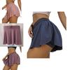 Stilvolle Damen Plissee Sport Tennis Röcke Mit Eingebauten Shorts Für Komfort