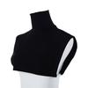 Faux Turtleneck Detachable Collar Solid Color Striped Half Top Mock Blouse Collar for Women and Men Stylish Layering