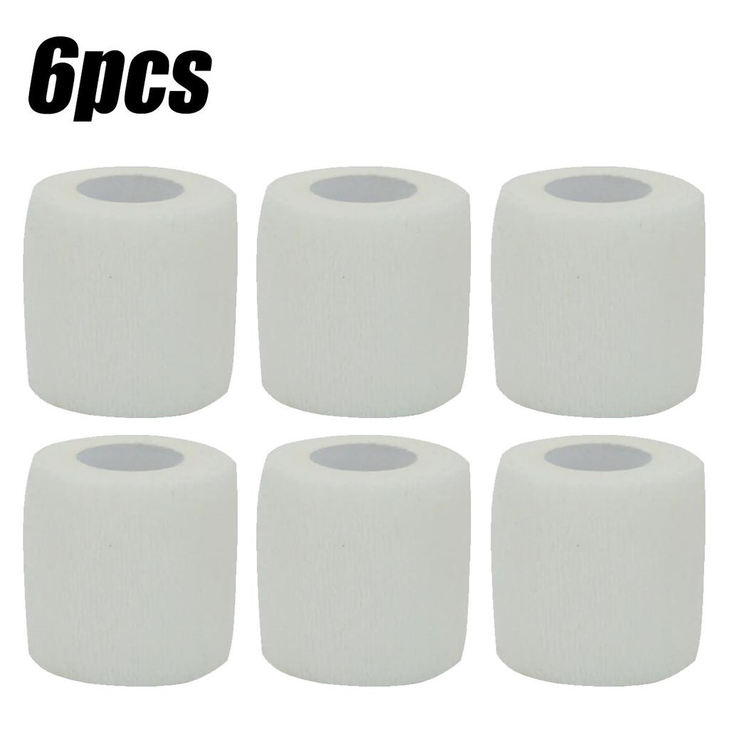 6/12Pcs White Sport Self Adhesive Elastic Bandage Wrap Tape Elastoplast For Knee Support Pads Finger Ankle Palm