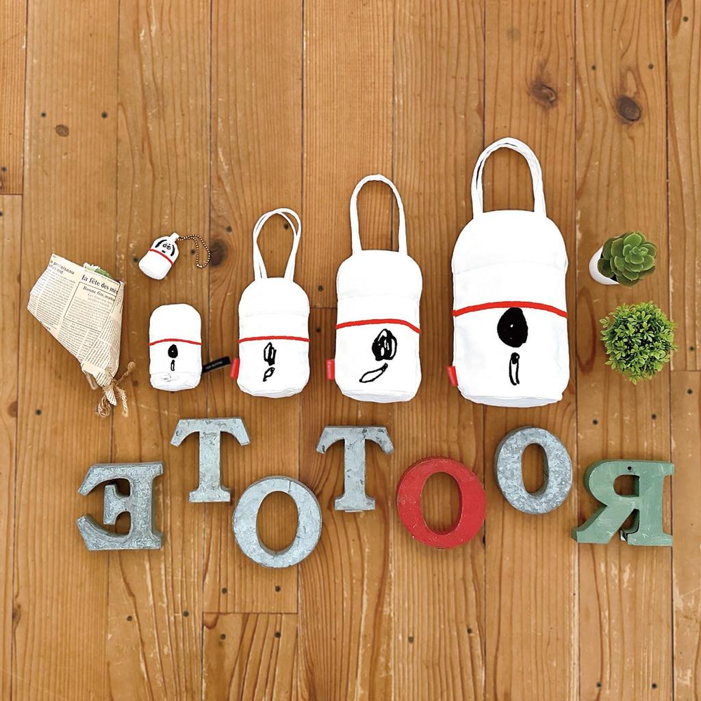 Snoopy Tote Charm Set IP Animal Matryoshka Peanuts 9V 8420 [Rootote] Bag, Pouch, 5-Piece