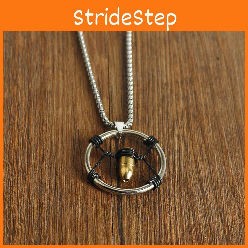 2077 Long Cyberpunk Chain Necklace With Alloy Bullet Head Pendant For Fashion And Wear Casual