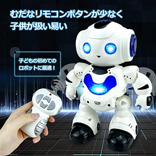 Electric Robot, Radio-Controlled Robot Toy, Bipedal Walking Robot, Moving Toy, Humanoid, Dancing, Sound, Reactive Toy, Light, Demo Mode, Easy to Opera