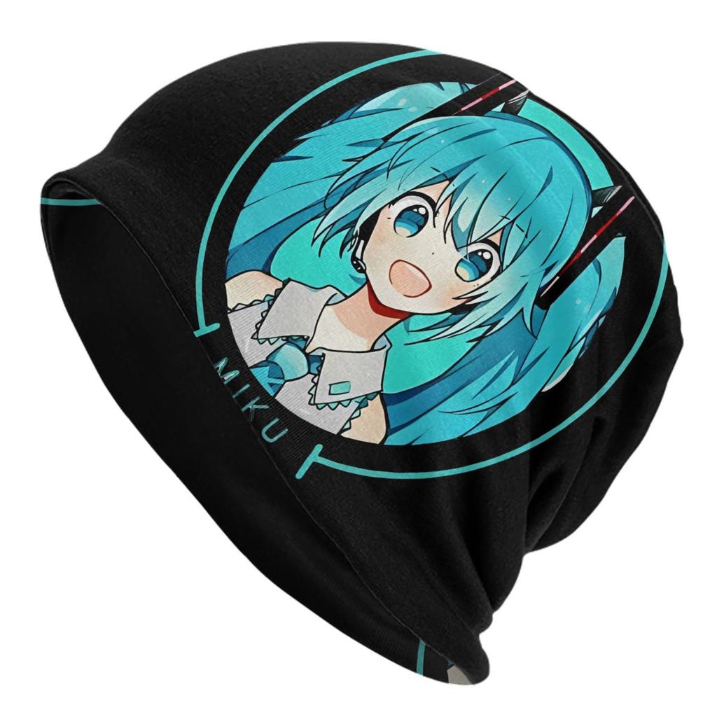 Hatsune Miku Chemo Beanie Unisex Women Winter Wear Skullies Caps Bonnet Knitted Hat