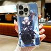 Fate Zero Stay Night Saber Plating Phone Case For Iphone 16 17 Pro Max Air 16E 14 15 Plus 12 13 Mini Anti-Fall Airabag Cover