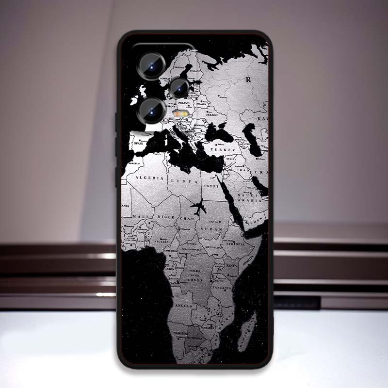 Fashion airplane pattern For Xiaomi Redmi Note 15 14 13 12 12S 11E 11 11S Pro Plus 4G 5G Black Soft TPU Phone Case