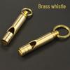 Vintage Brass Survival Whistle Set