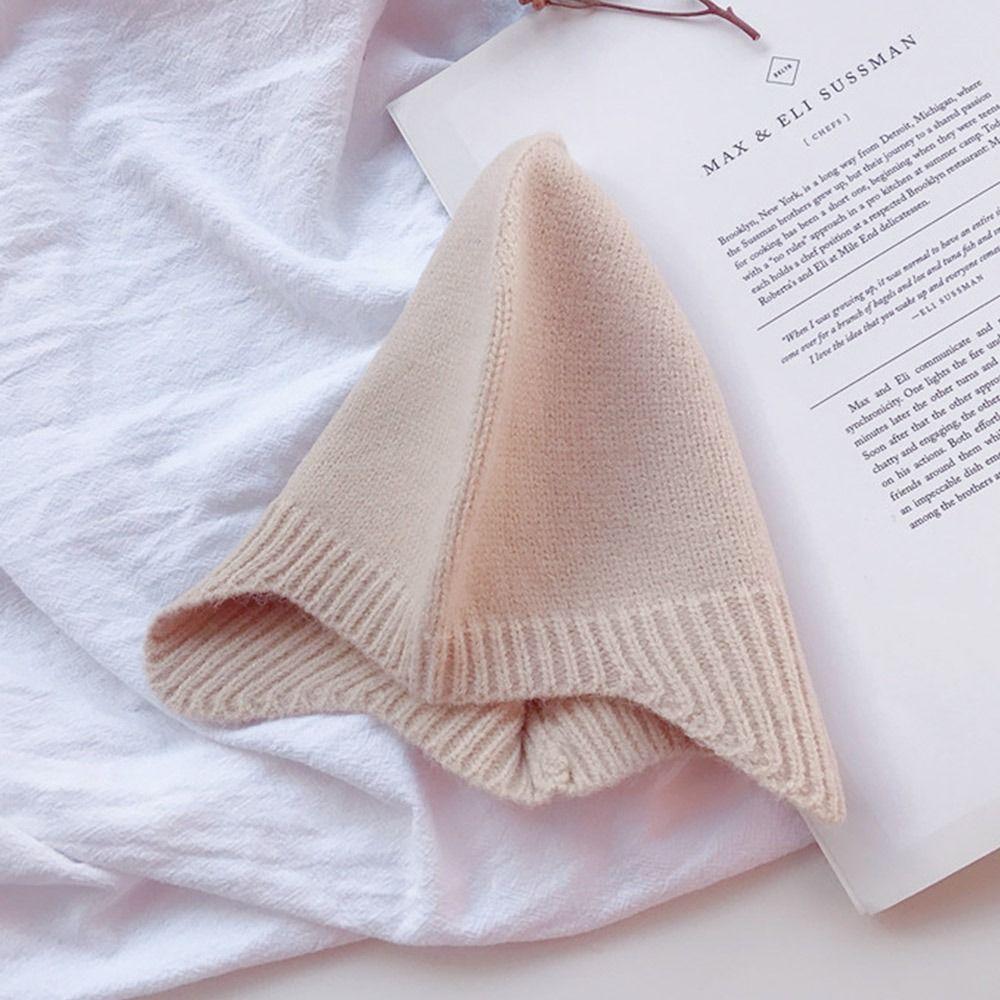 5 Months-3 Years Old Ear Protection Winter Hat Soft Beanie Hats Baby Knitted Hat  Baby Children Kids