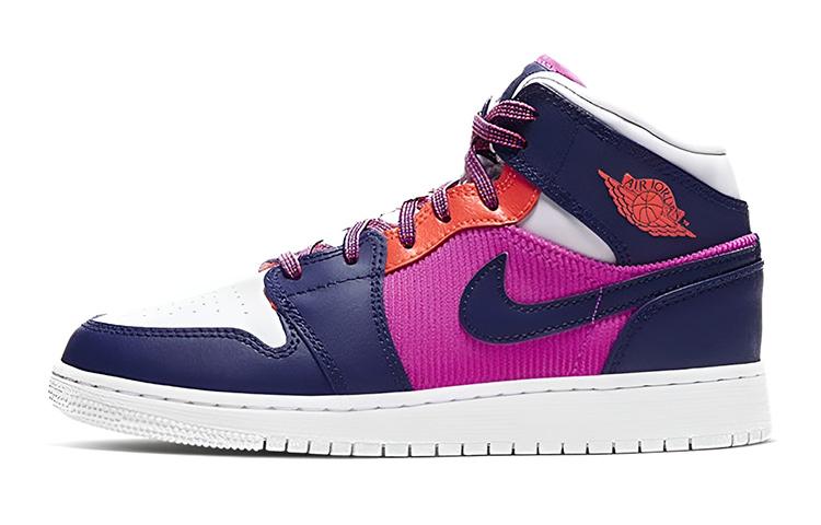 Jordan 1 Mid GS Fire Pink 555112-602 36.5